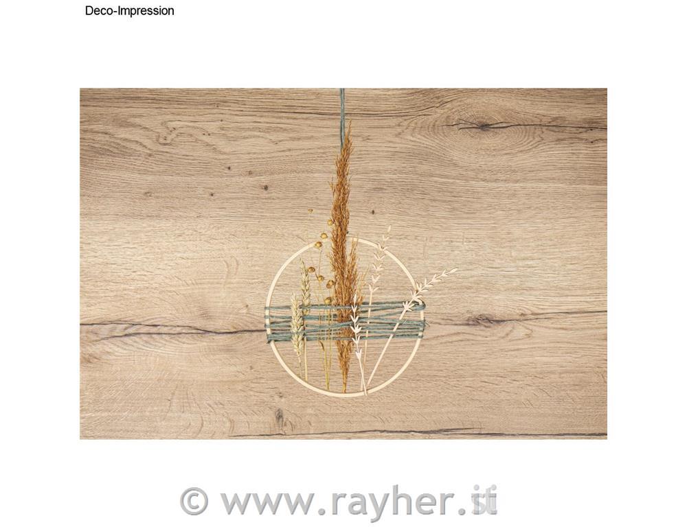 Decorazione in legno, Gladiole, 20cm