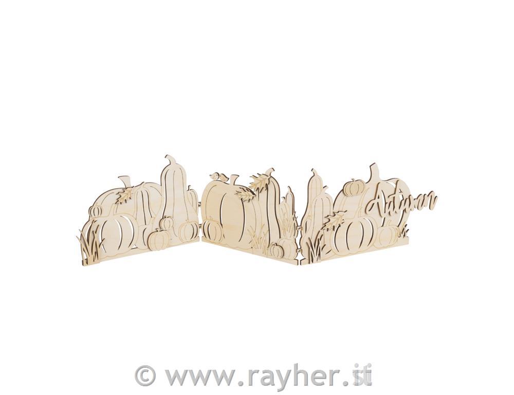 Lesena sestavljanka Buče 20 delna