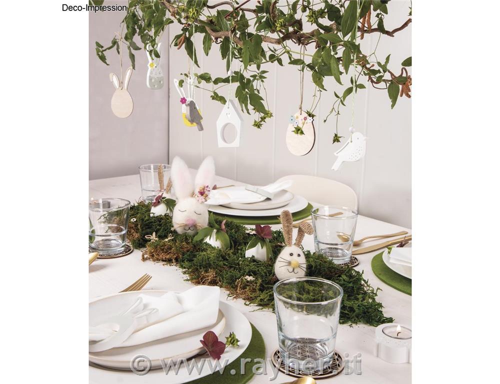 Decorazioni pasquali in legno, 1,8-11,8cm, + cordoncino