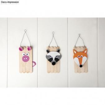 Wooden craft sticks 150x18 mm, natural,200 pcs