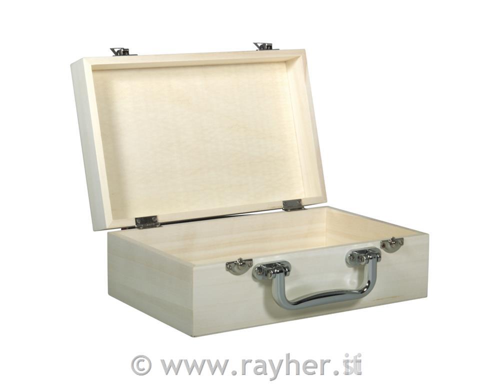 Lesen kovček s kovinskim držalom, 25x16x9 cm