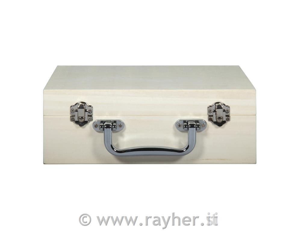 Lesen kovček s kovinskim držalom, 25x16x9 cm