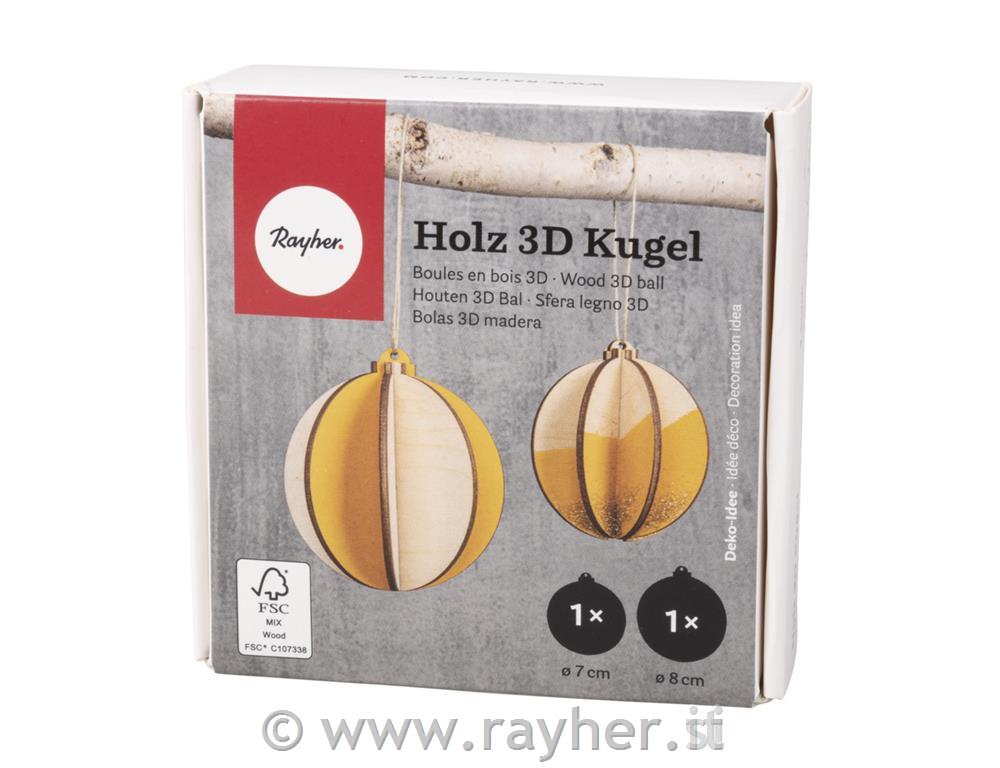 Set di palline per l'albero di Natale2pz, 7 e 8 cm