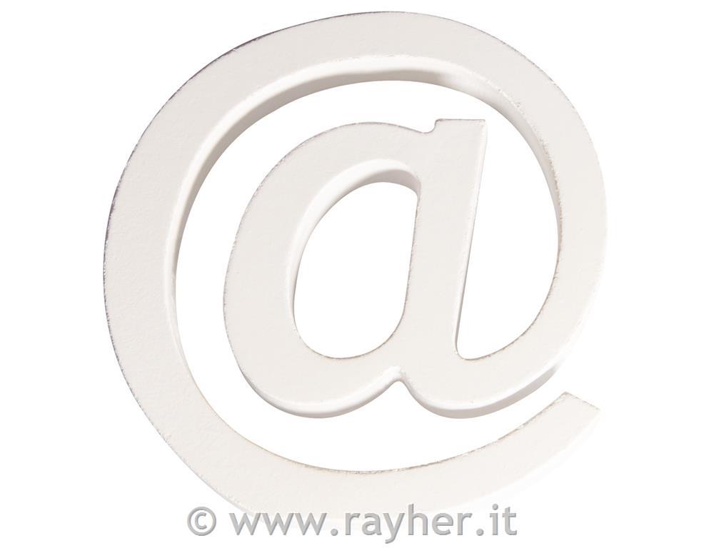 Lesen znak "@" , bel, 11cm, 2cm