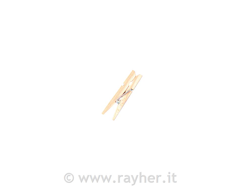 Wooden clothes pegs, 4,5 cm, natural,24 pcs, FSC