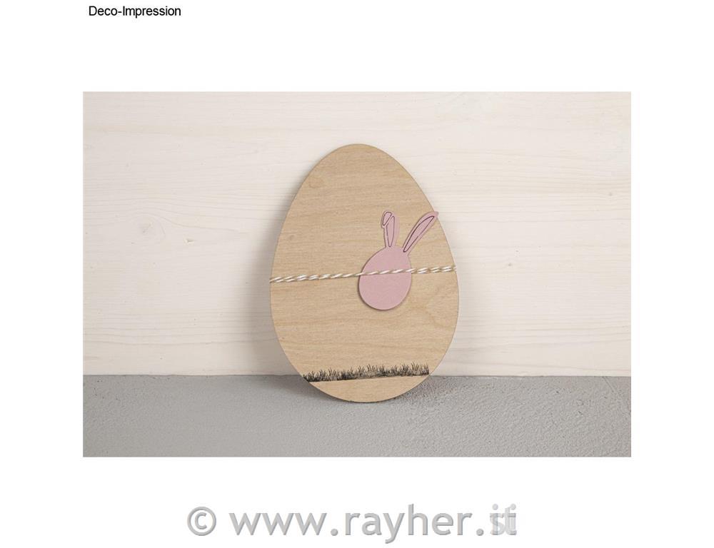 Leseno jajce, 13,8x19,3 cm, z vrvico, set 2