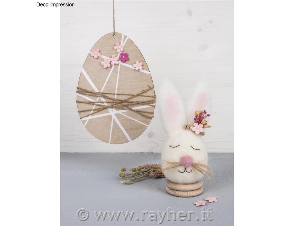 Leseno jajce, 13,8x19,3 cm, z vrvico, set 2