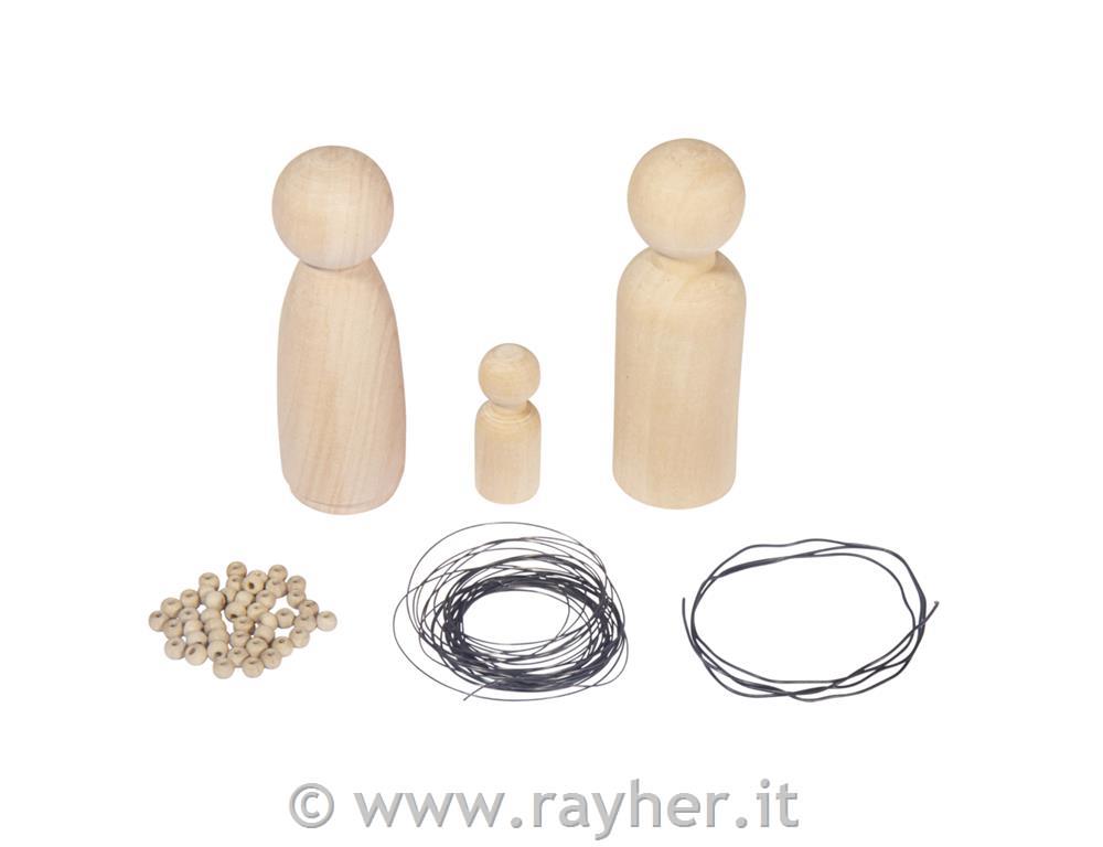 Set creativo, Famiglia di coniglietti 3,3+7,7 cm