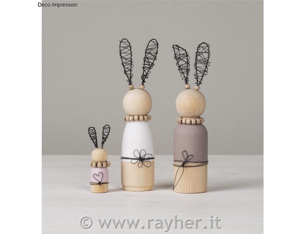 Set creativo, Famiglia di coniglietti 3,3+7,7 cm