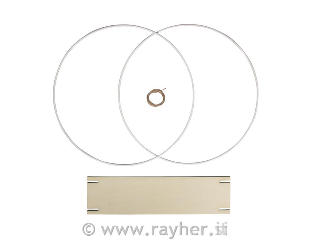 Ustvarjani set, Obroči in držalo, 35 cm