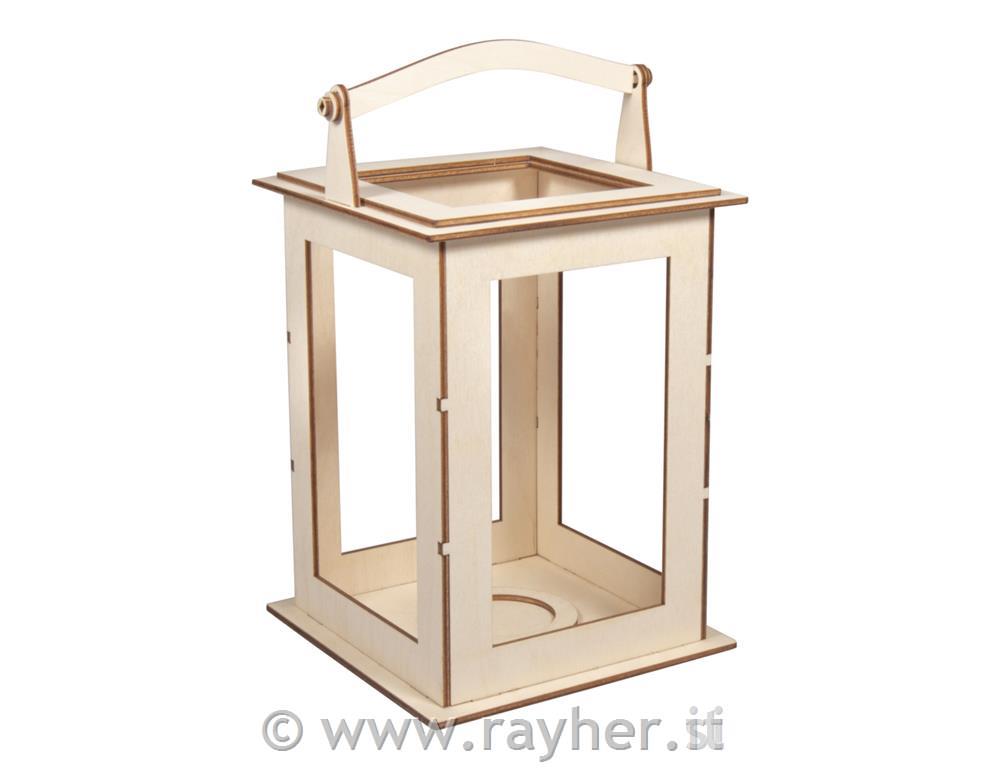 Puzzle di legno Lanterna 15 pezzi 15,3x15,3x26,5 cm