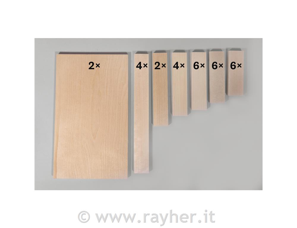 Lesene plošče in deščice set 30