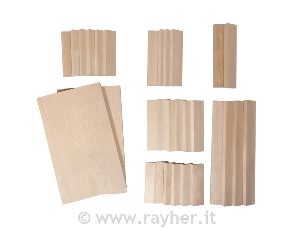 Lesene plošče in deščice set 30