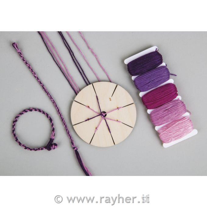 Kumihimo disco, 9cm24 pz