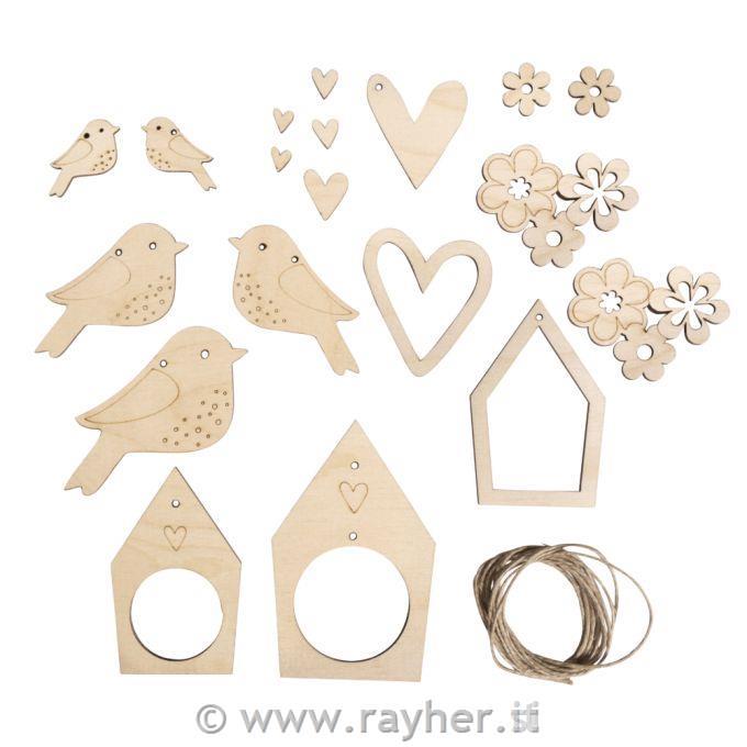 Mini girlanda, 1.5cm, 3m