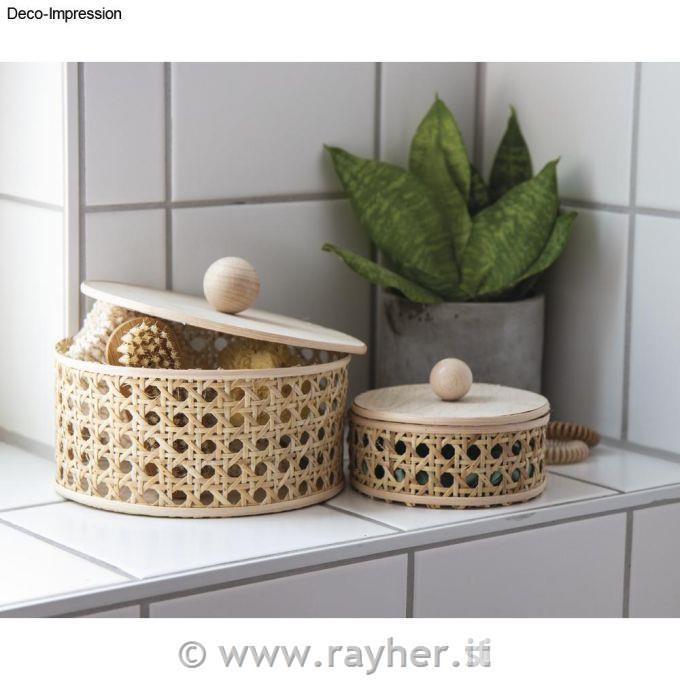 Wooden disc, round, 7,5-10 cm,10 pcs