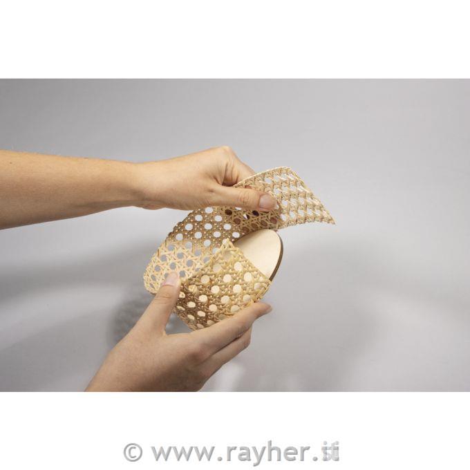 Wooden disc, round, 7,5-10 cm,10 pcs