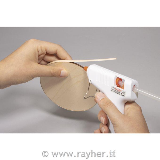 Wooden disc, round, 7,5-10 cm,10 pcs