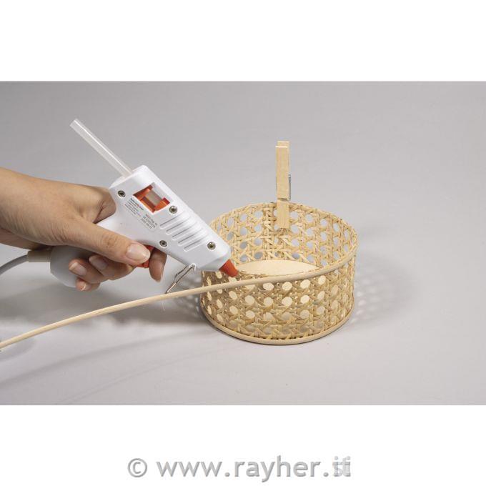 Wooden disc, round, 11,5-12,5 cm,10 pcs