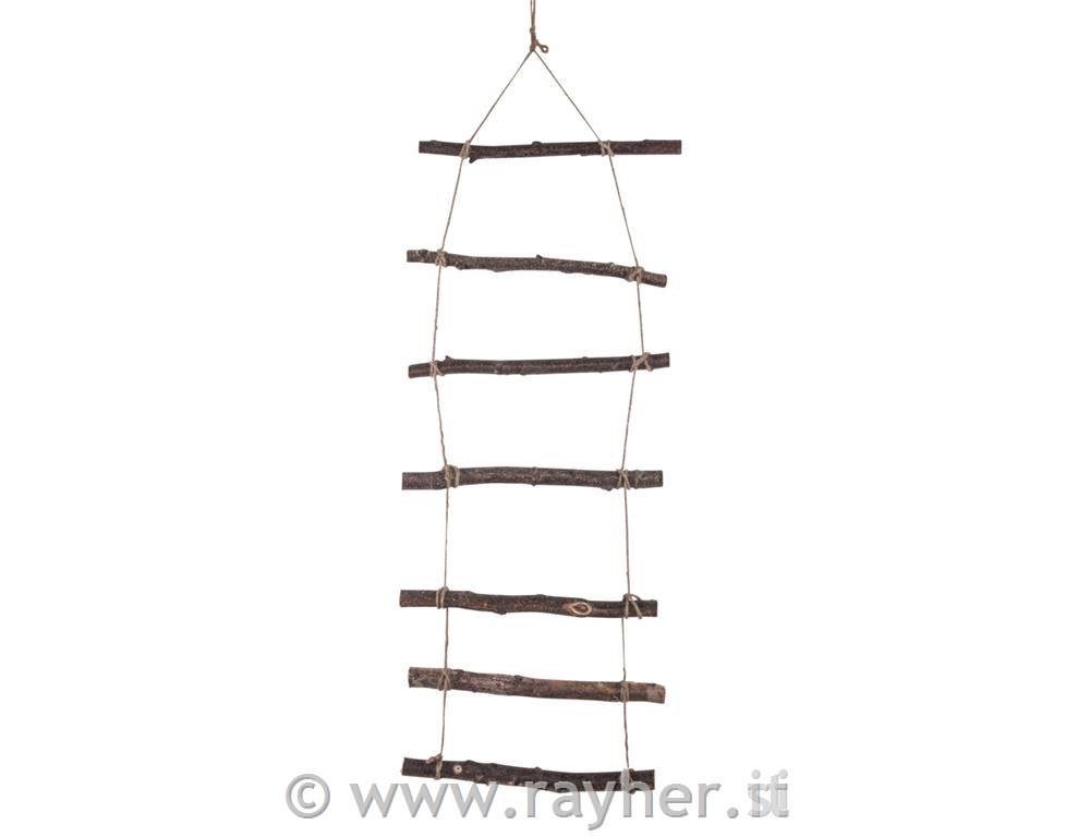 Deco-wooden ladder to hang up96x30x2cmnatural
