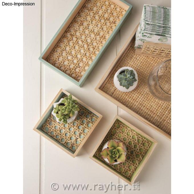 Rattan wickerwork, natural,35x60 cm