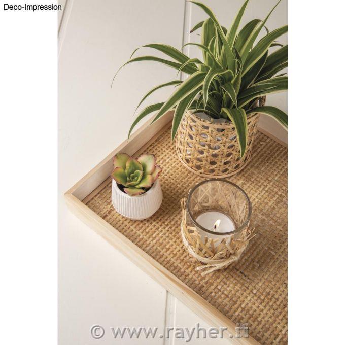 Rattan wickerwork, natural,35x60 cm