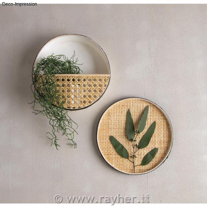 Rattan wickerwork, natural,35x60 cm