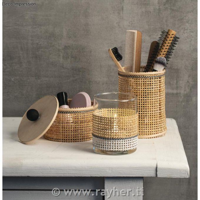 Rattan wickerwork, natural,35x60 cm