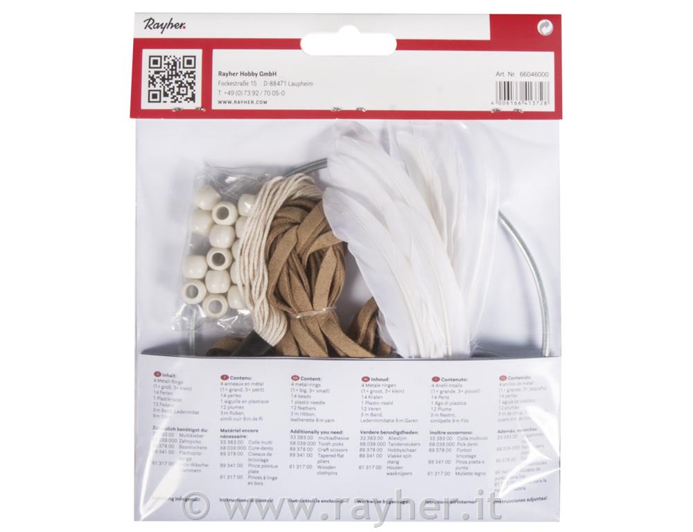 CK: DIY Dream Catcher, 17x33cm, beige/br