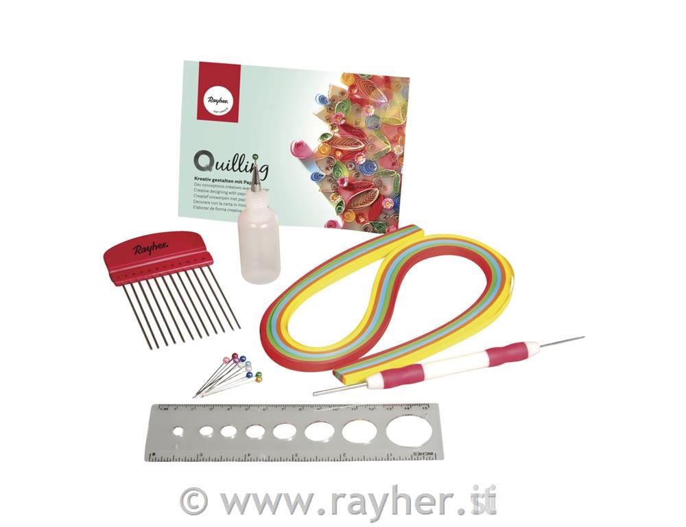 Set iniziale per quillingbusta PVC 1 set