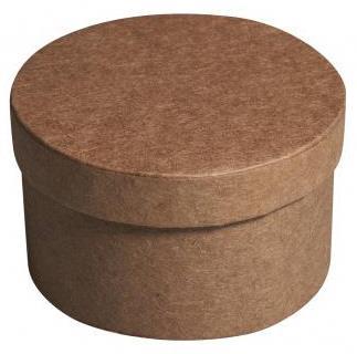 Škatle iz papirne mase, set 4, 3.5cm, okrogle