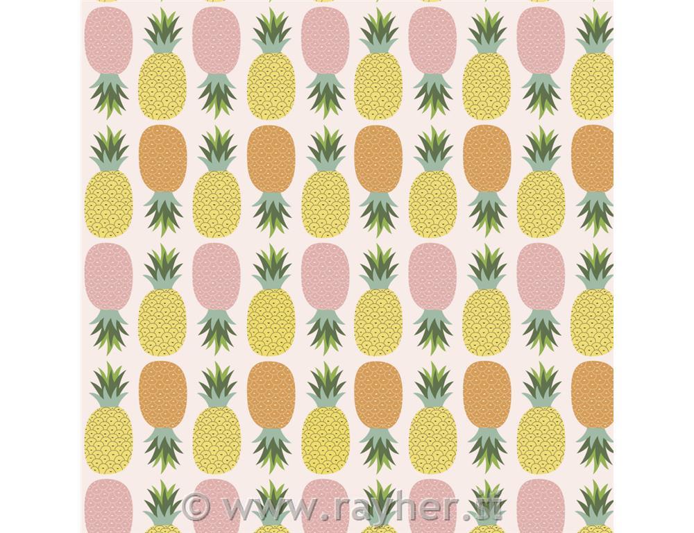 Set rotoli carta regalo Tropical, 70x200