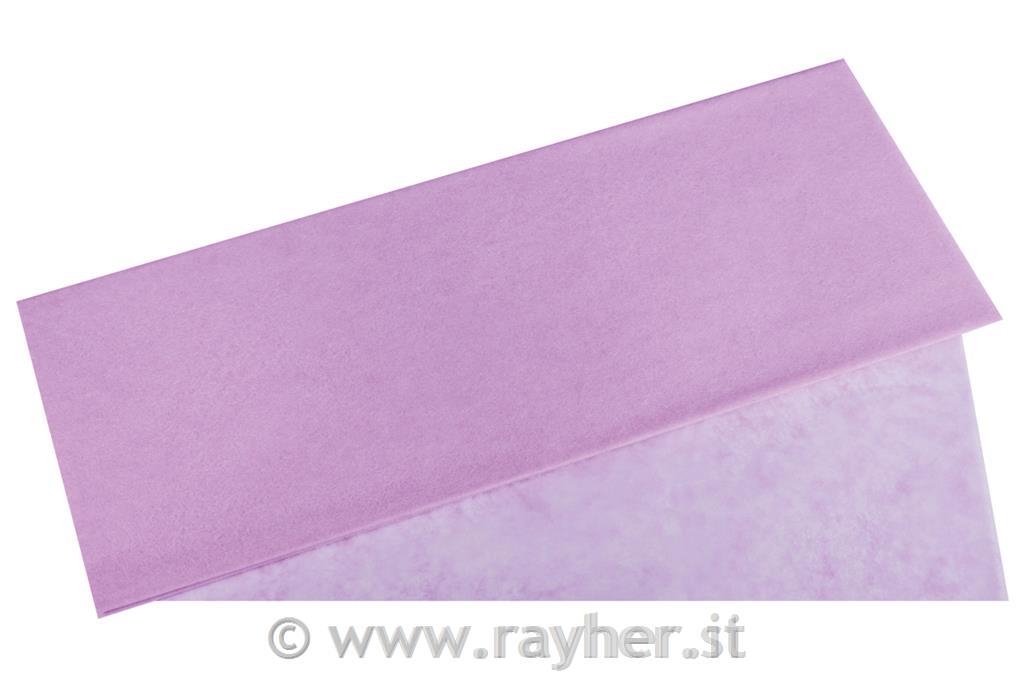 Svilnat papir, 50x75cm, sivka, 5 kosov