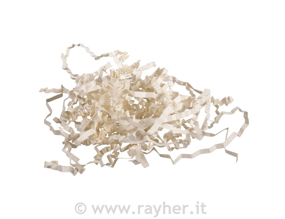 Erba decorativa carta, avorio, busta 50g