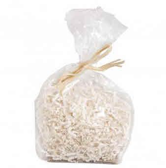 Erba decorativa carta, avorio, busta 50g