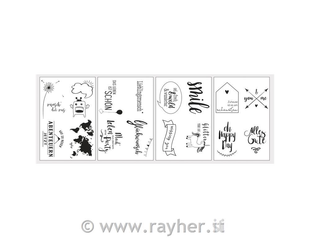 Carta trasferibile c.modelli "Statements, 5xA4 carta trasferibile+modelli, bus.b