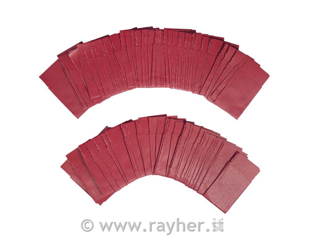 Mini papirnata vrečka XXS, bordo, 4,5x6 cm, 250 kosov