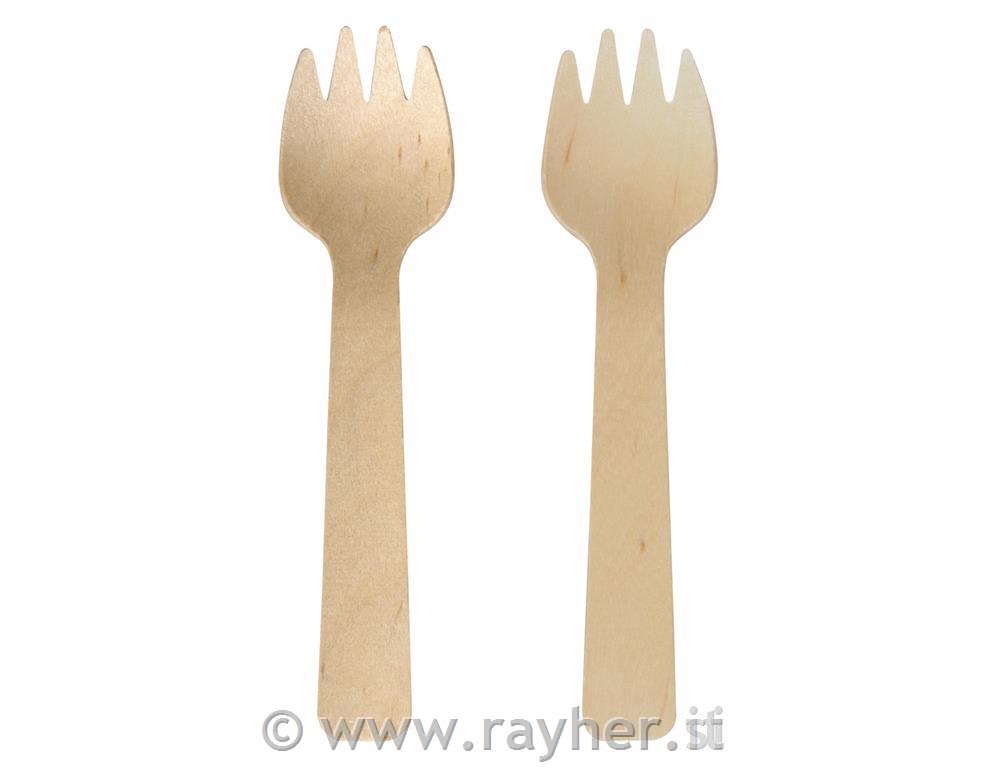 Lesene vilice, set 6