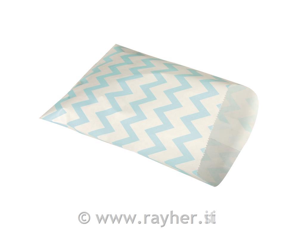 Papirna vrečka za hrano, Modri valovi, 25 kos