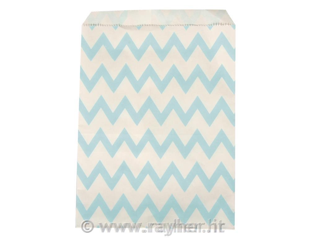 Papirna vrečka za hrano, Modri valovi, 25 kos