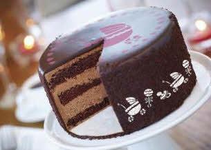 Cake Stencil "Baby", 26cm o, + Border, 2