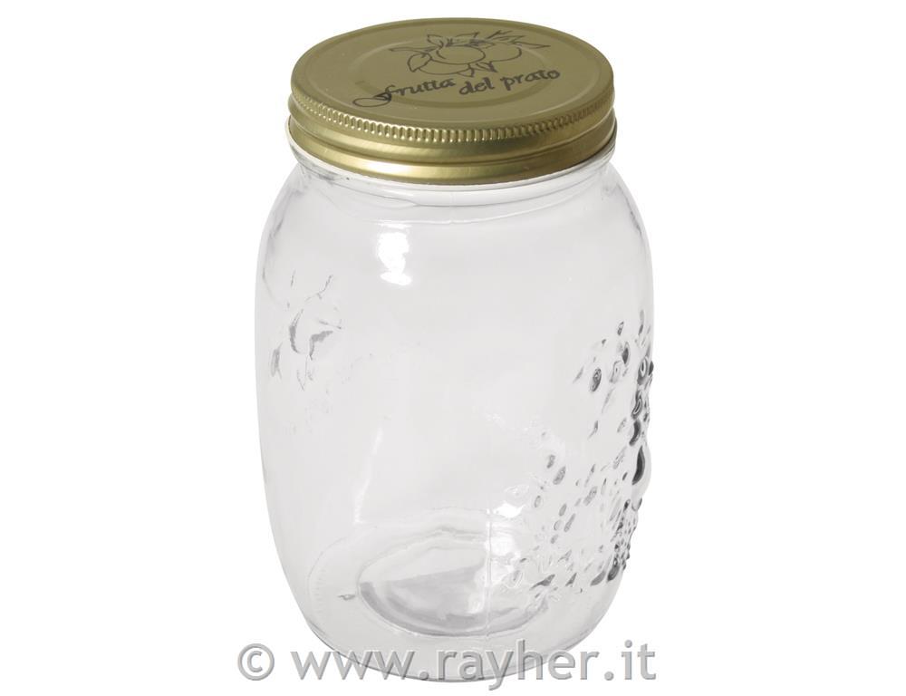 Screw-top jar Glas 1.000 ml, 10.5cm o, 1