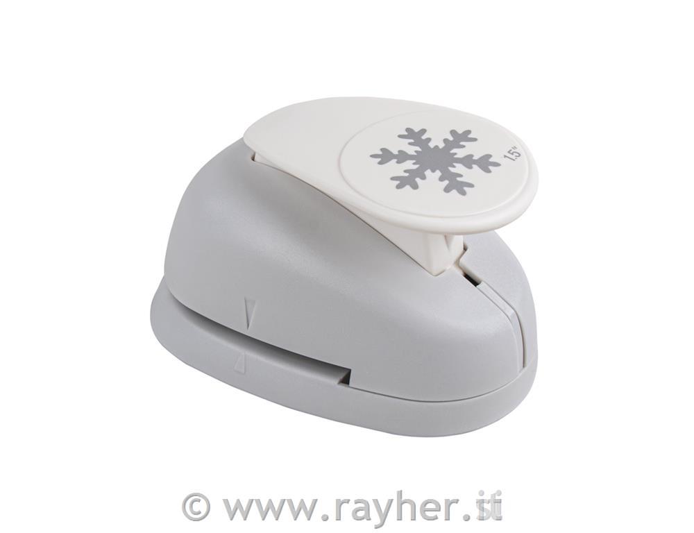 Perforatore: fiocco di neve, 3,81cm o(1 1/2"), bus.blister 1pz