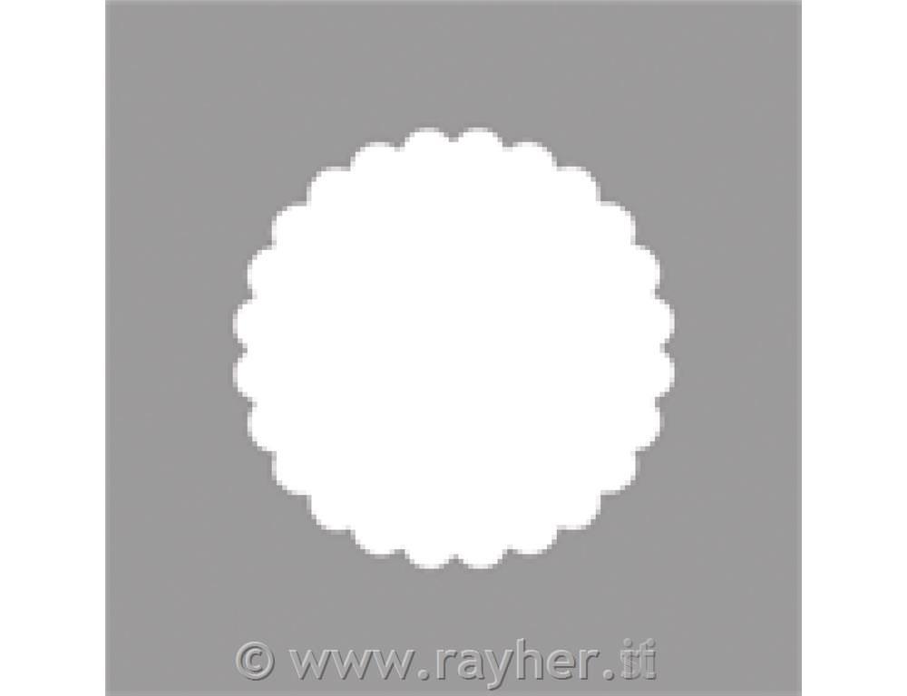 Luknjač, krog z obrobo, 3.16 cm