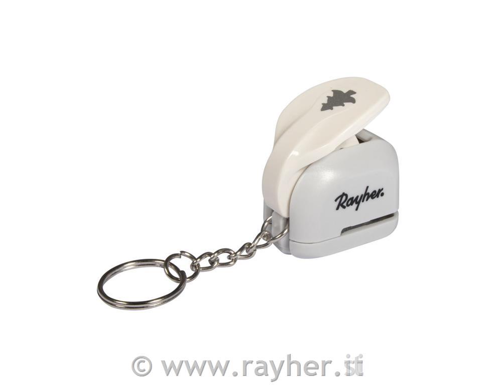 Perforatore mini fiocco d.neve, 0,95cmo(3,8") c.portachiavi
