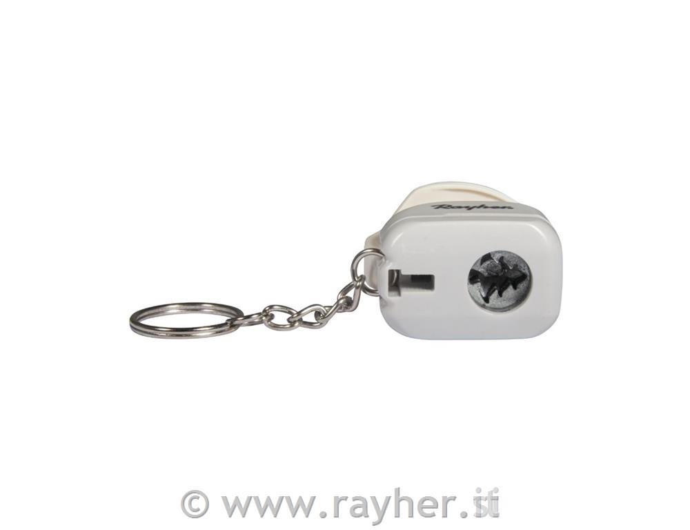 Perforatore mini fiocco d.neve, 0,95cmo(3,8") c.portachiavi