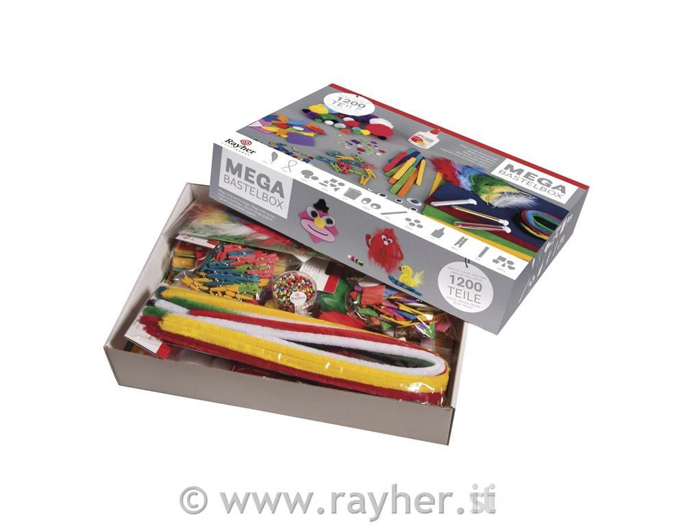 Set creativo grande. 1200 pezzi.box