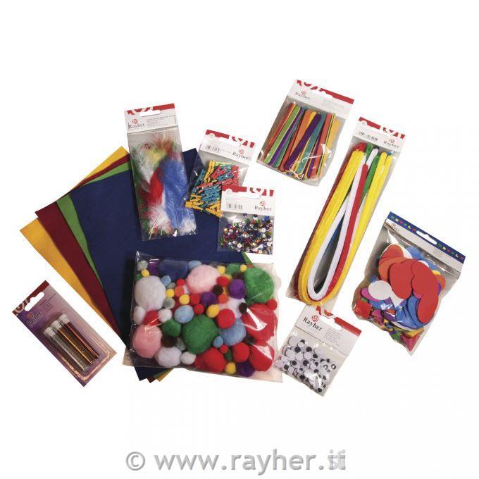 Set creativo grande. 1200 pezzi.box