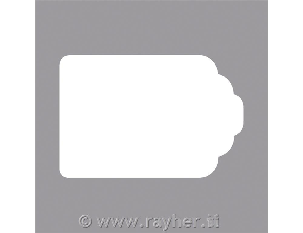 Perforatore: Tag3,5x2,3cm, (1 1/2"), bus.blister 1pz