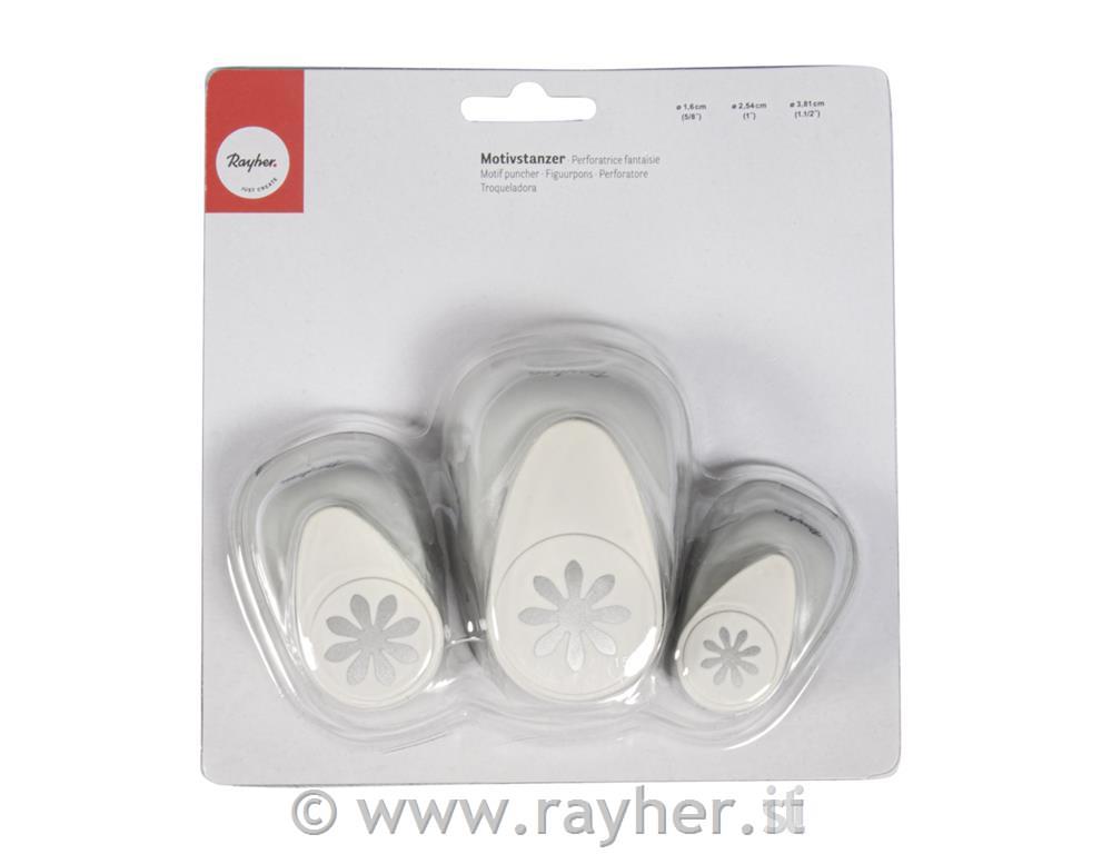 Set luknjačev, Rožice, 1,6cm+2,54cm+3,81cm, set 3